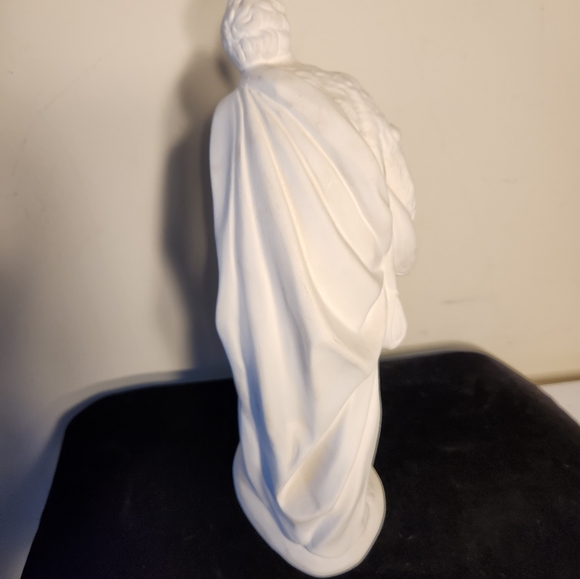 Unpainted Ceramic 10 3/4" Shepherd Praying Nativity Piece - Picture 6 of 10